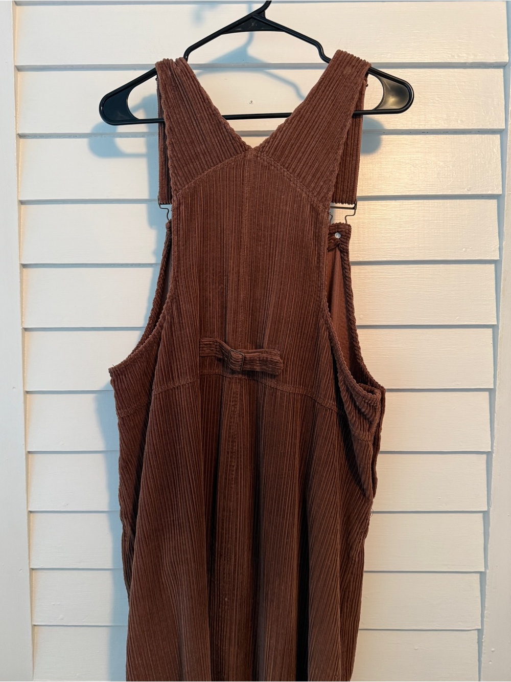 J. Jill | Vintage Brown Corduroy Overalls Dress | Size Large - Picture 4 of 9
